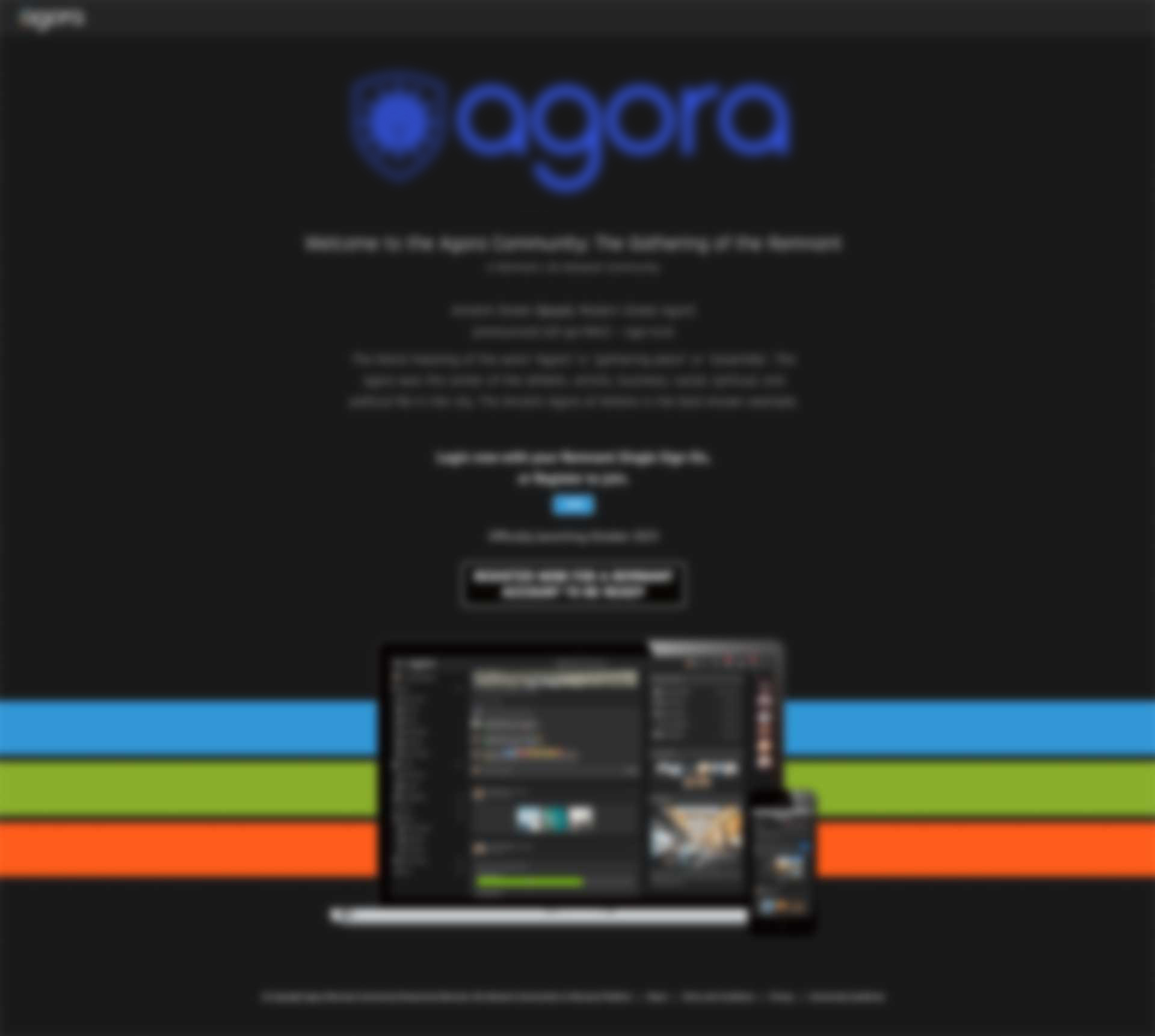 AGORA – The Gathering of the Remnant - A Remnant Life Network Community